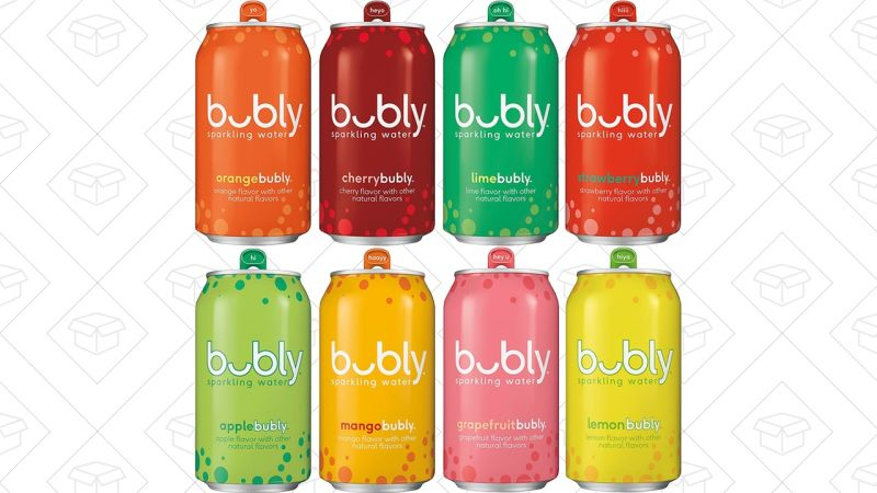 bubly Sparkling Water 8 Flavors (18 Cans) | $9 | Amazon | Promo code BUBLYBFF